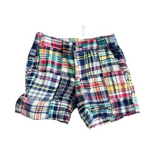Polo by Ralph Lauren Blue and Red Flat Front Shorts